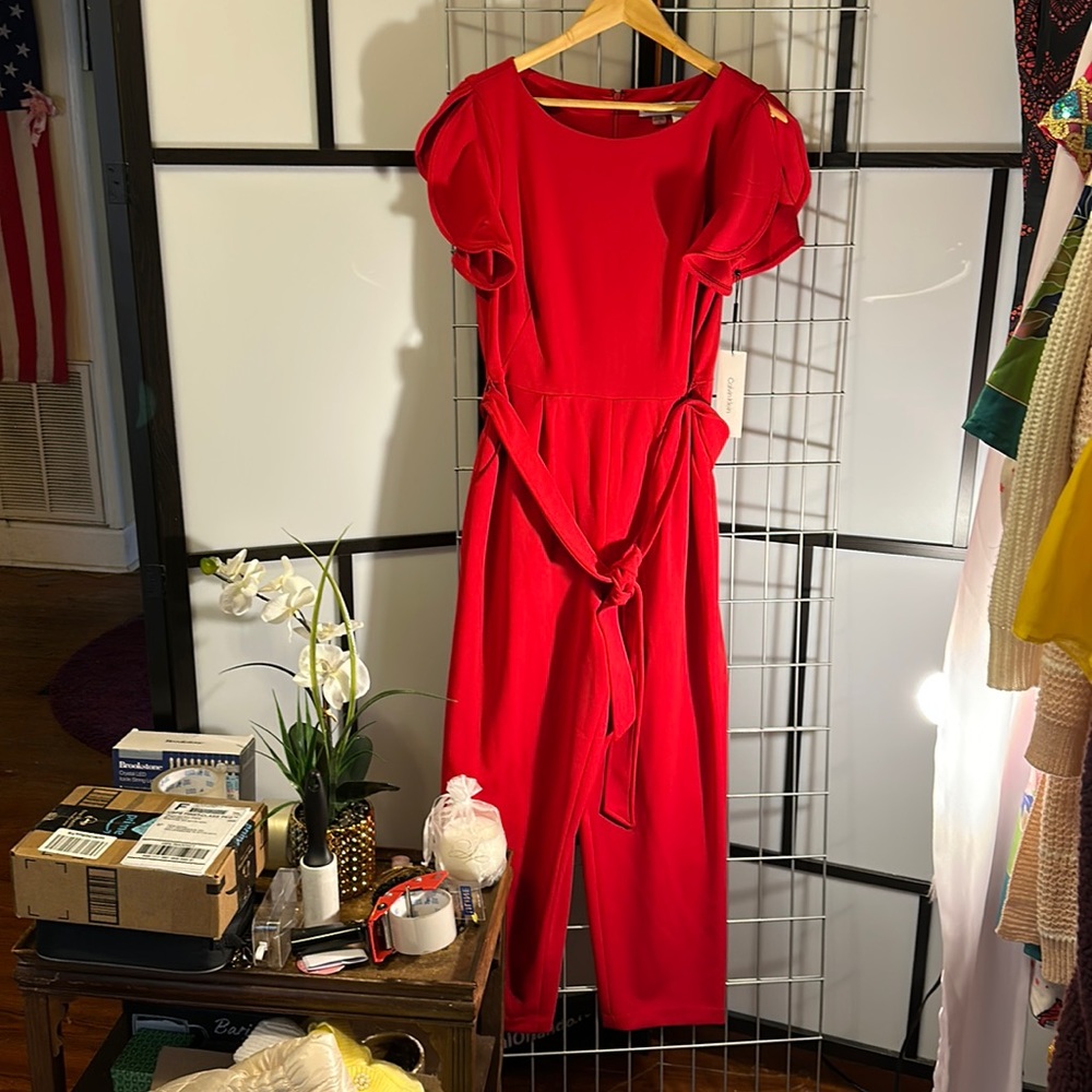 CK overall pants dress